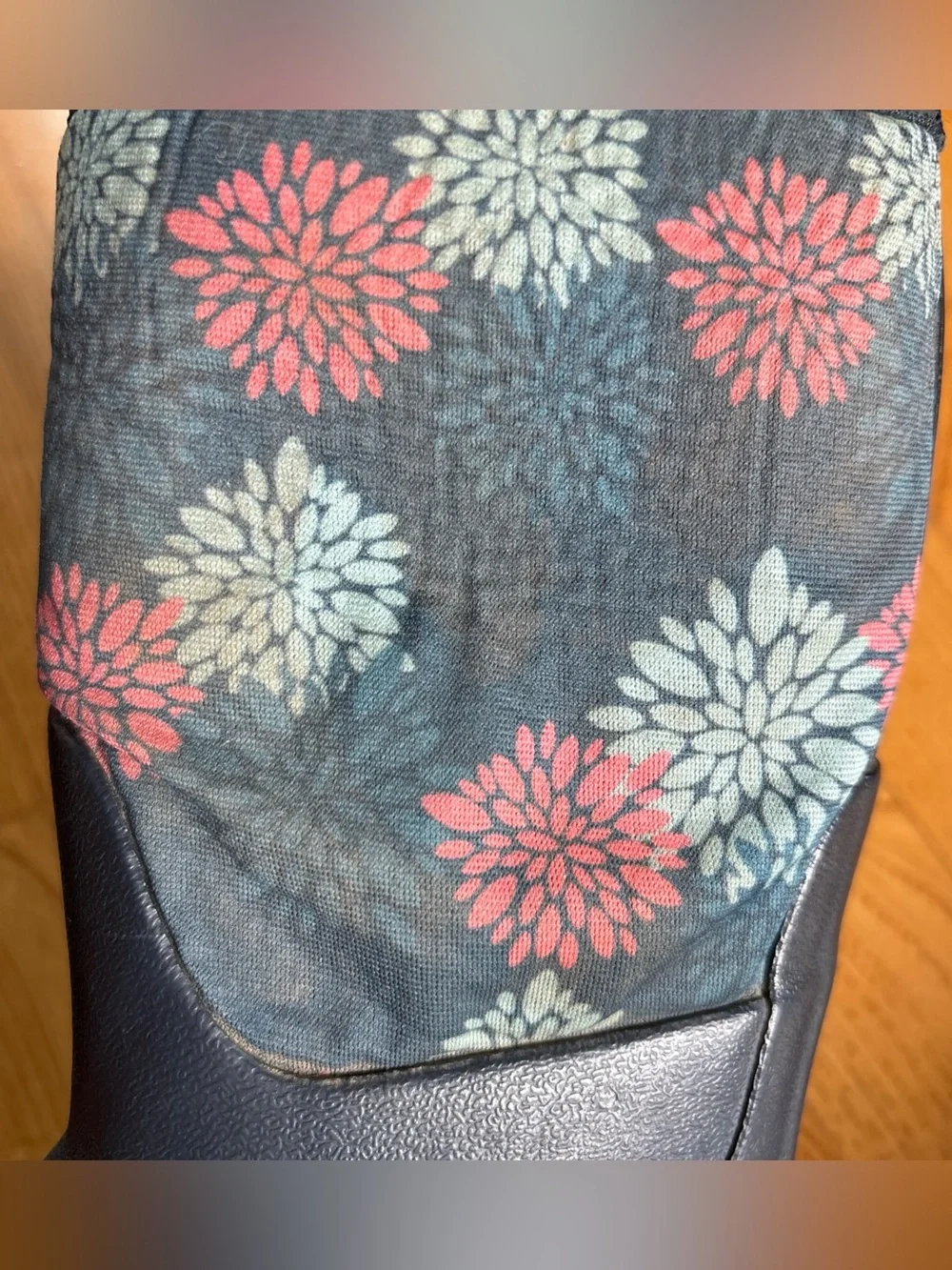 Bogs Snow Boots Sz 9 Kids Girls Floral Blue Pink Gray Insulated Winter Neoprene